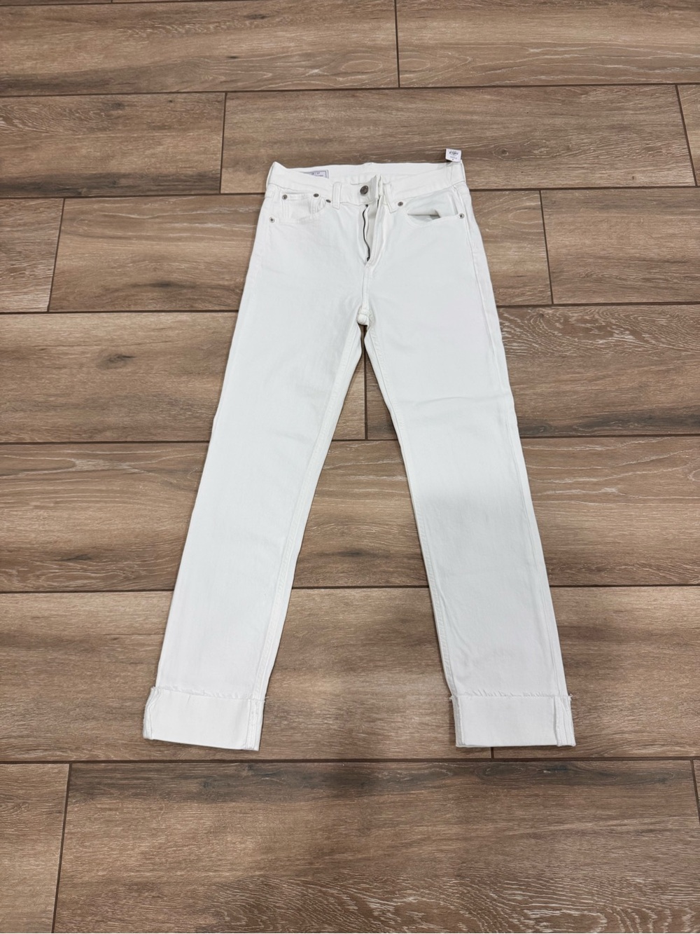 GAP White Women's Straight-Leg Jeans